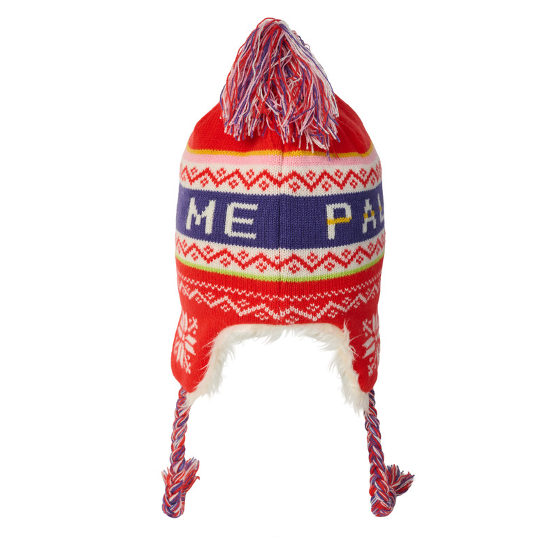 PALACE LOVES ME PERUVIAN BEANIE RED 3