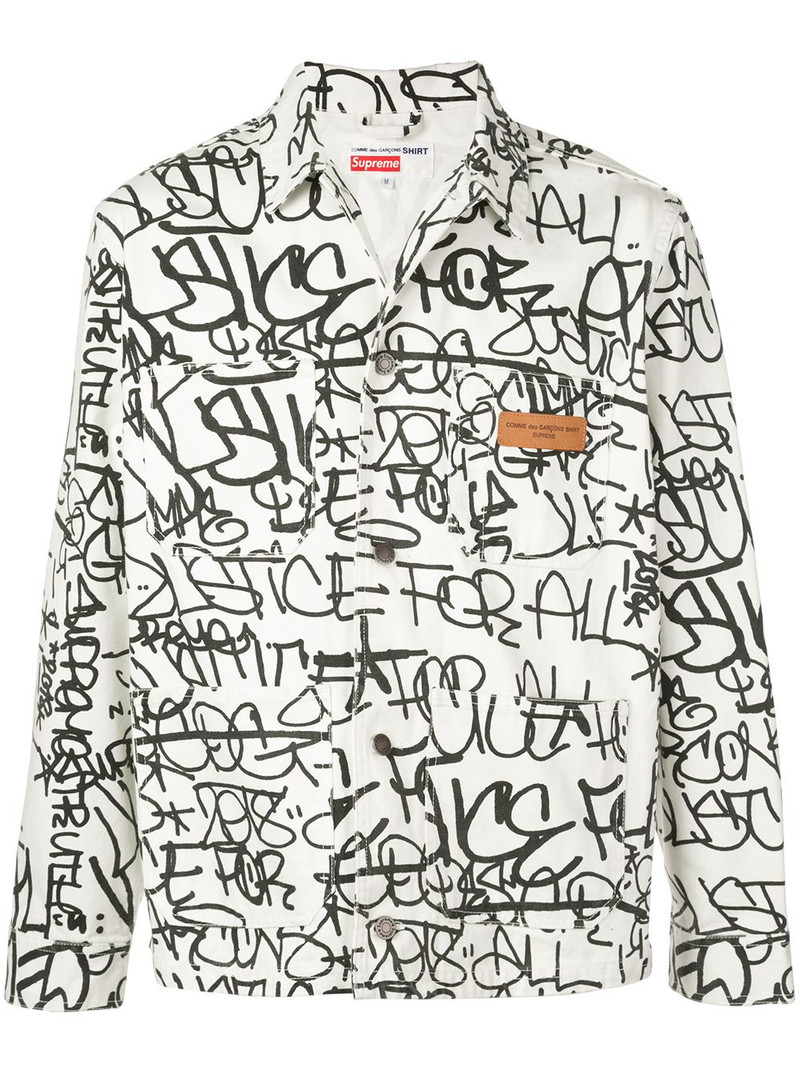CDG Printed Chore Coat - 1