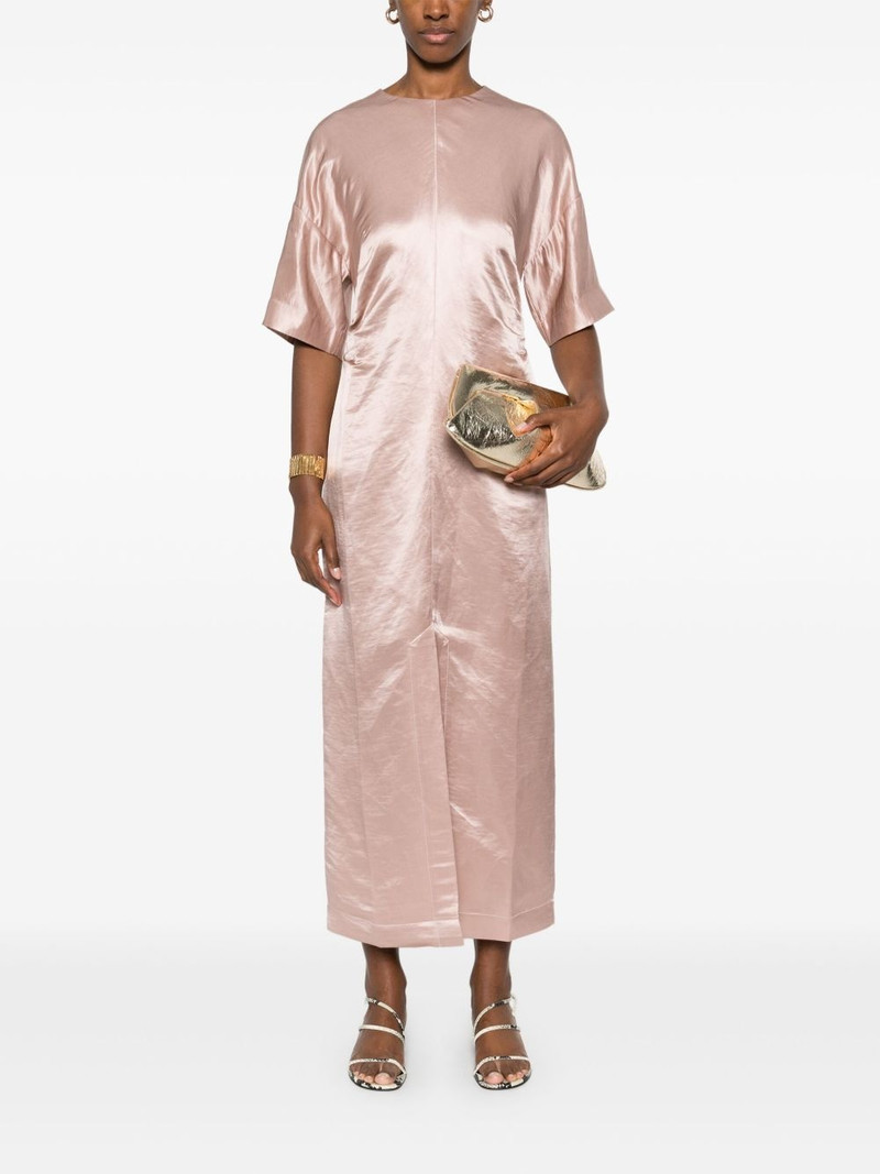 Loulou de Saison gathered-detail midi dress outlook