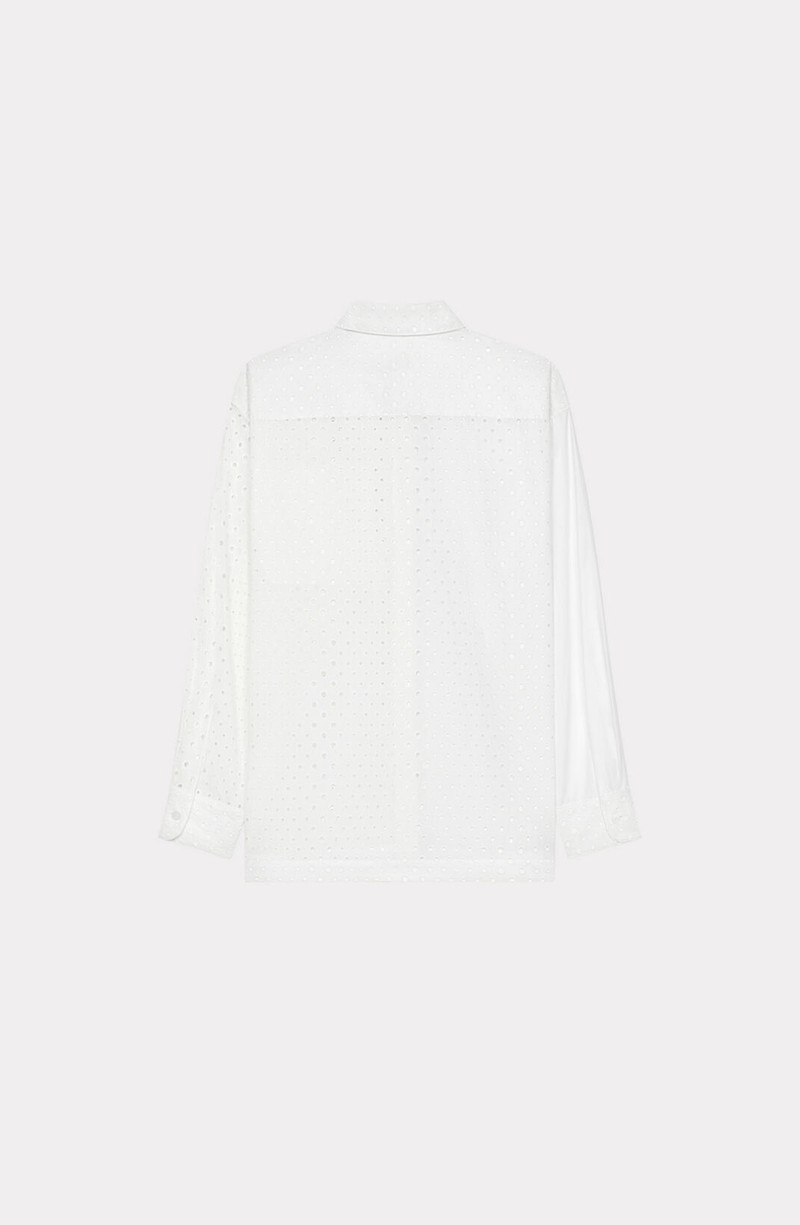 KENZO Oversize broderie anglaise shirt outlook