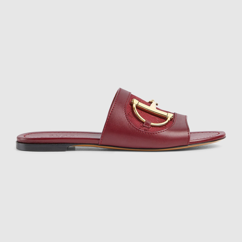 Women's slide sandal with Horsebit - 1