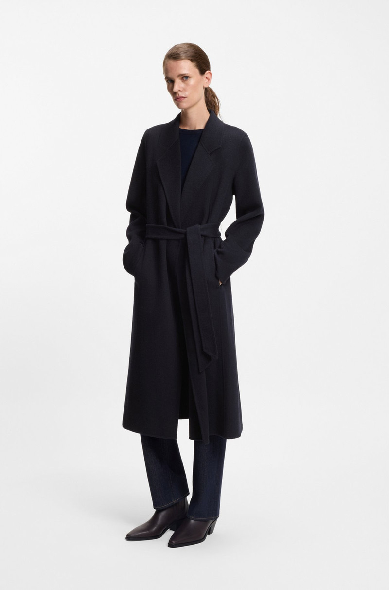 SLIM-FIT COAT IN A GLEN-CHECKED WOOL BLEND 2