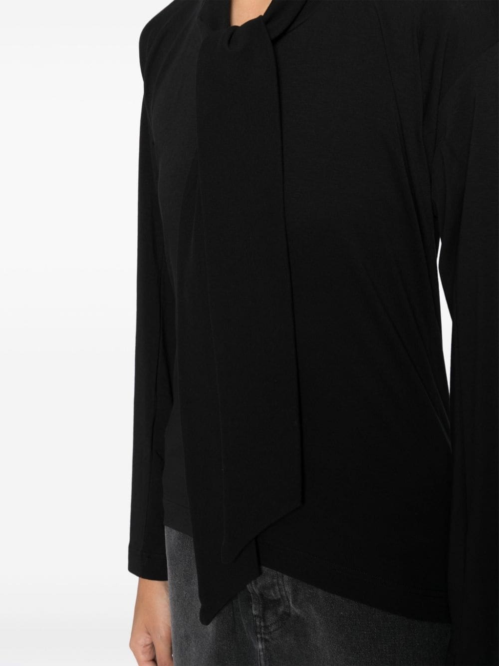 tied-neck blouses - 5