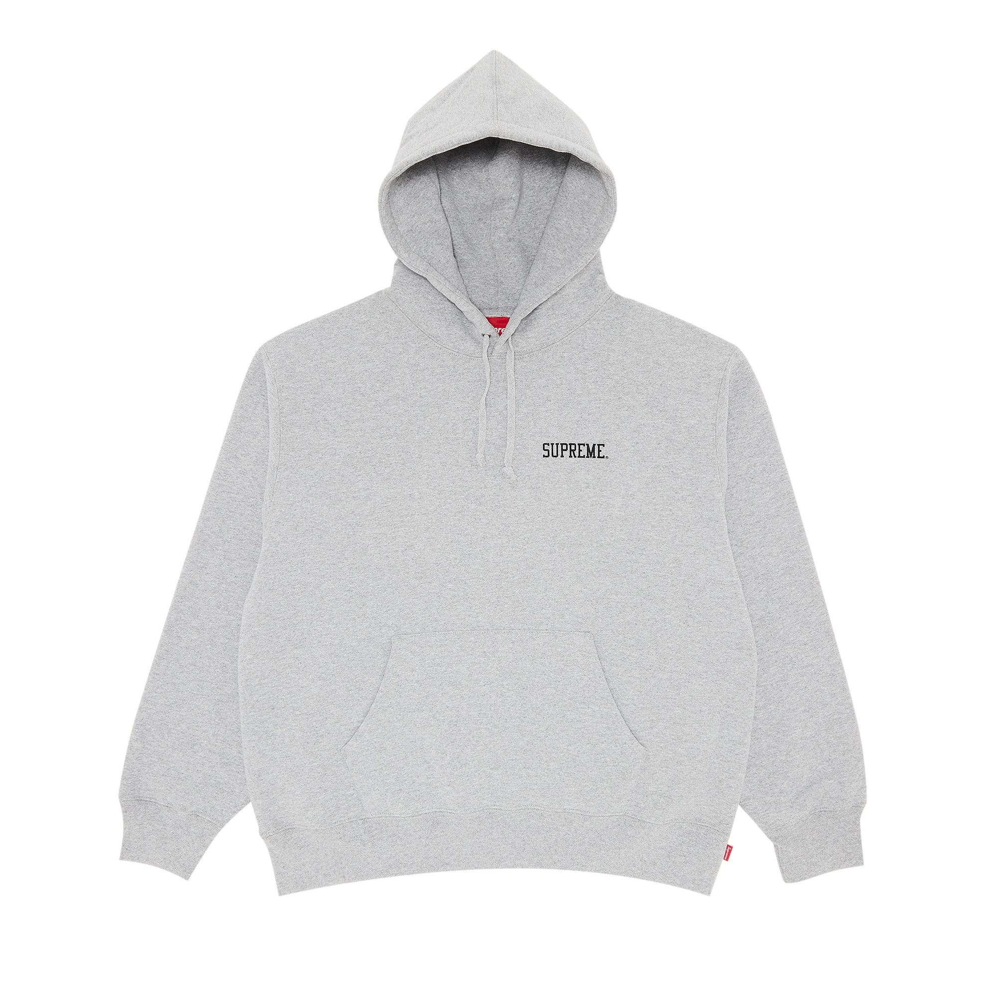 Supreme Anarchy Hooded Sweatshirt 'Heather Grey' - 1