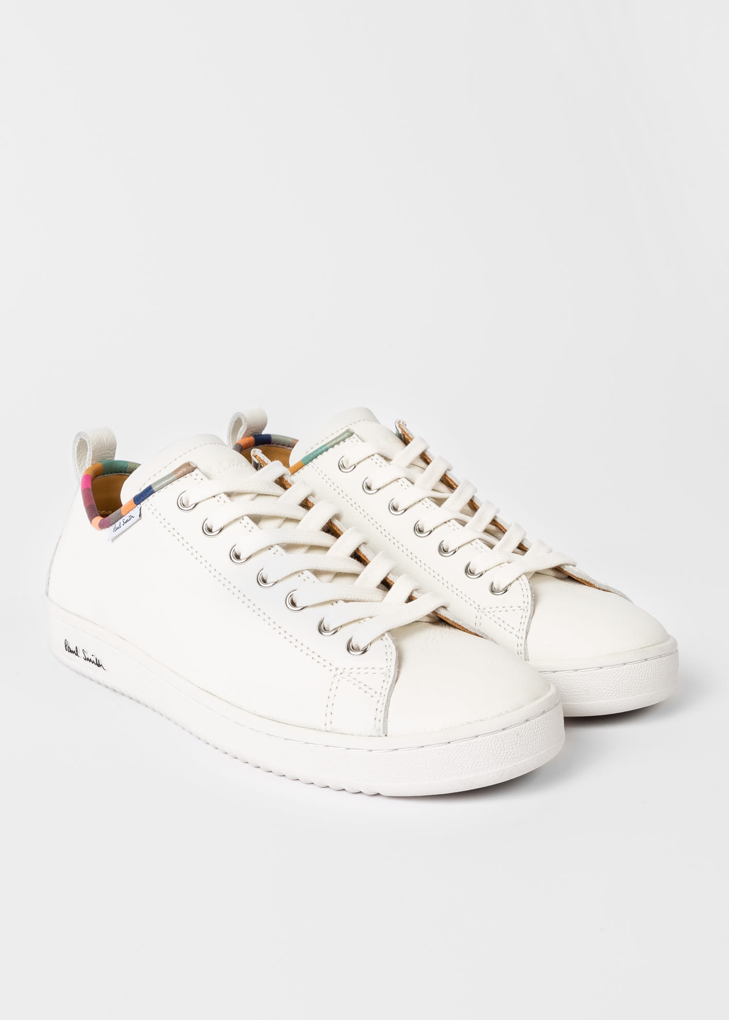 Leather 'Miyata' Sneakers with 'Swirl' Trim - 4