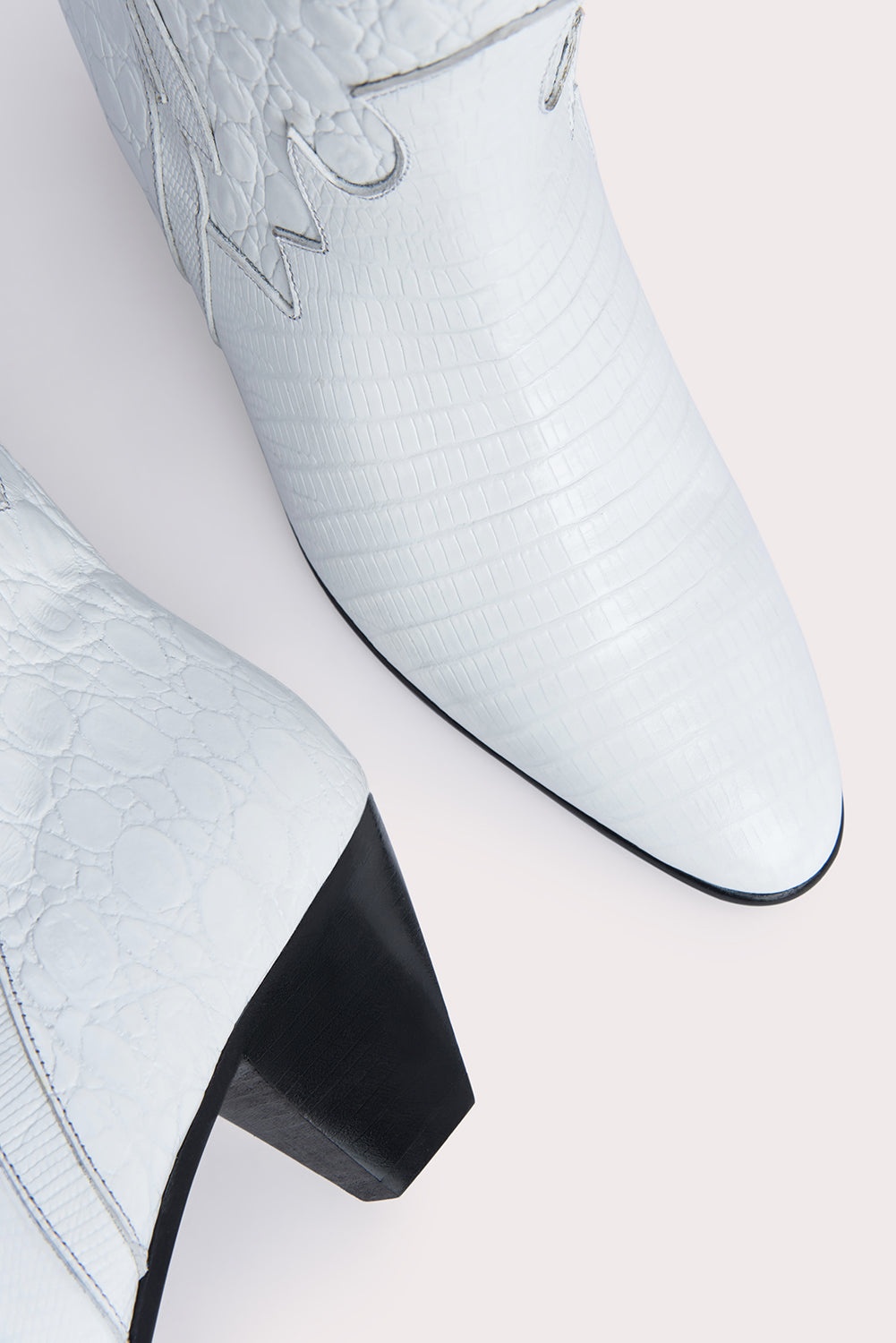 Melvin Optic White Croco Lizard Leather - 5