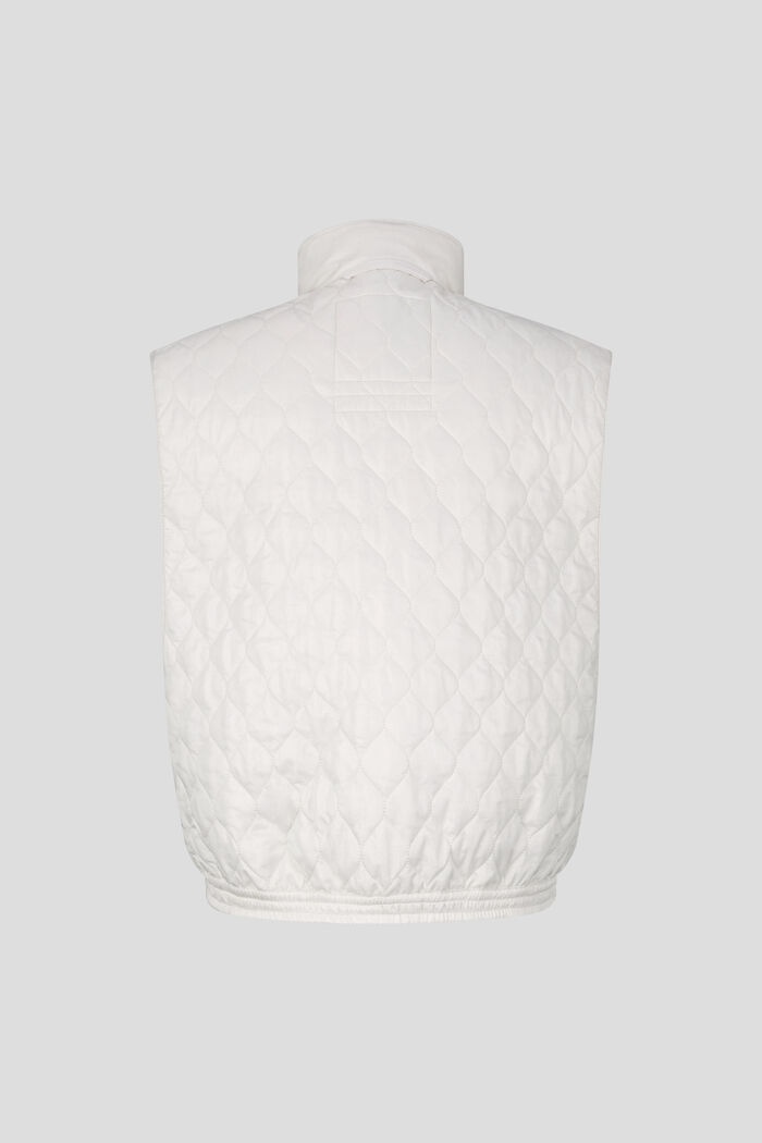 Pride Quilted waistcoat in Off-white - 7