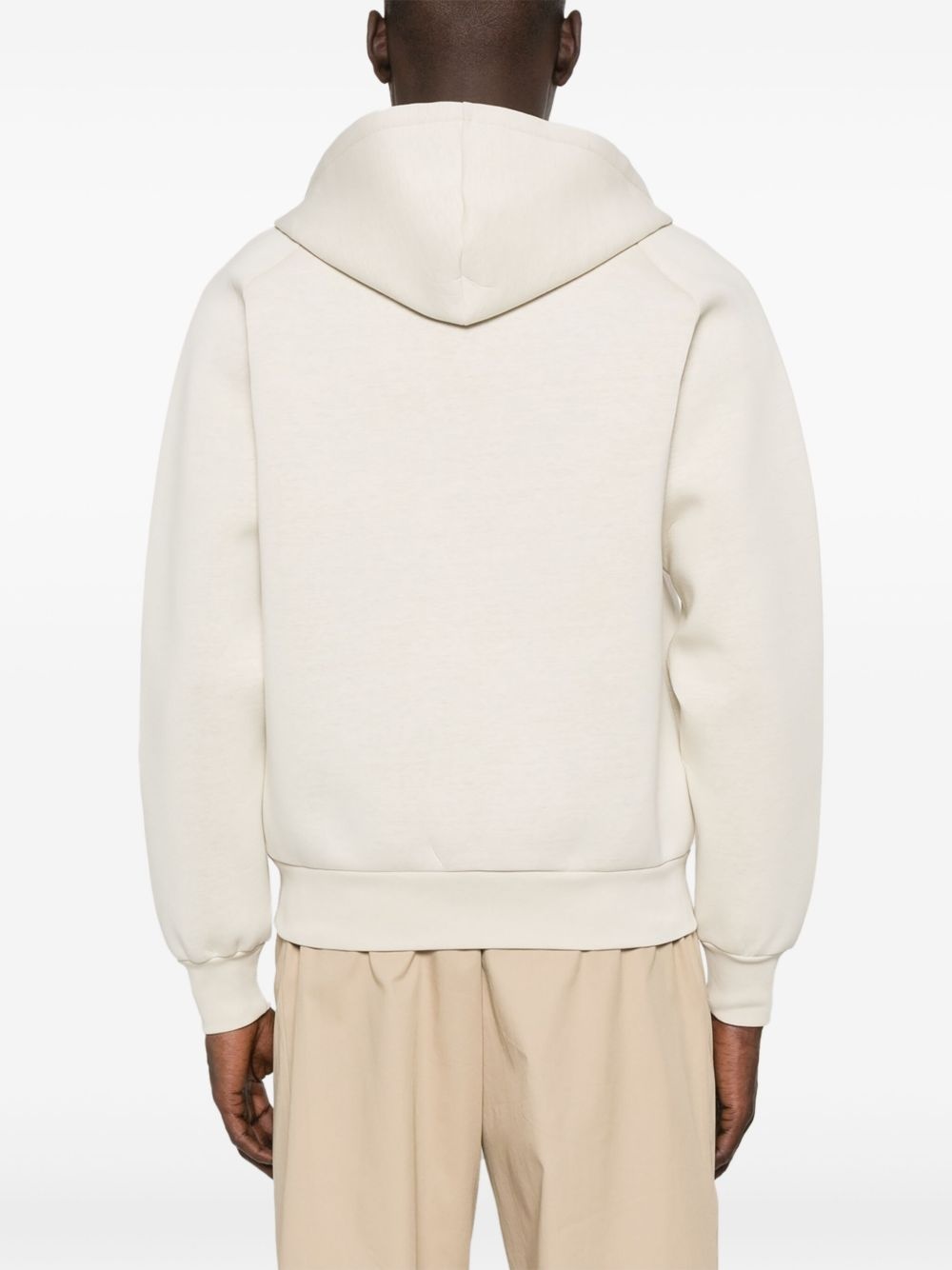 logo-debossed hoodie - 4