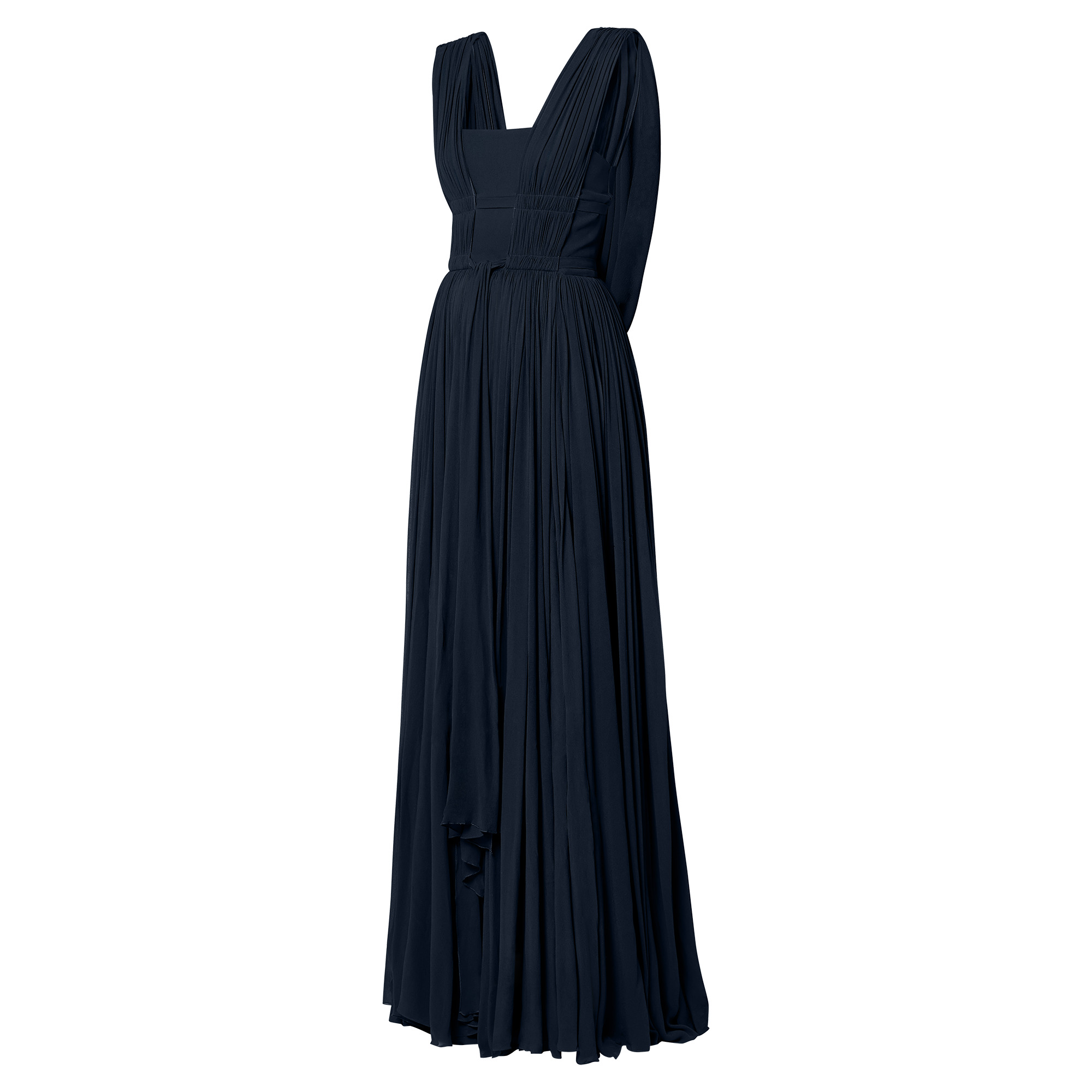 Draped Back Empire Gown - 2