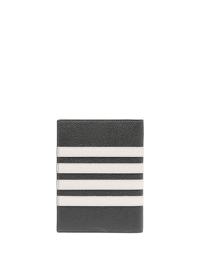 Thom Browne 4-bar passport holder outlook