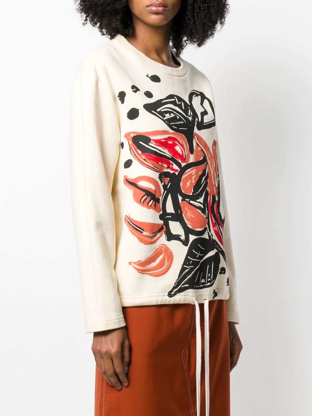 graphic print jumper - 3