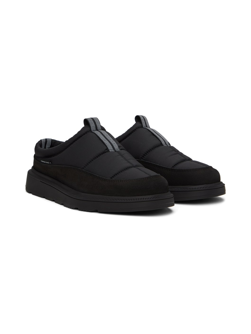 Black Crofton Puffer Mules - 4