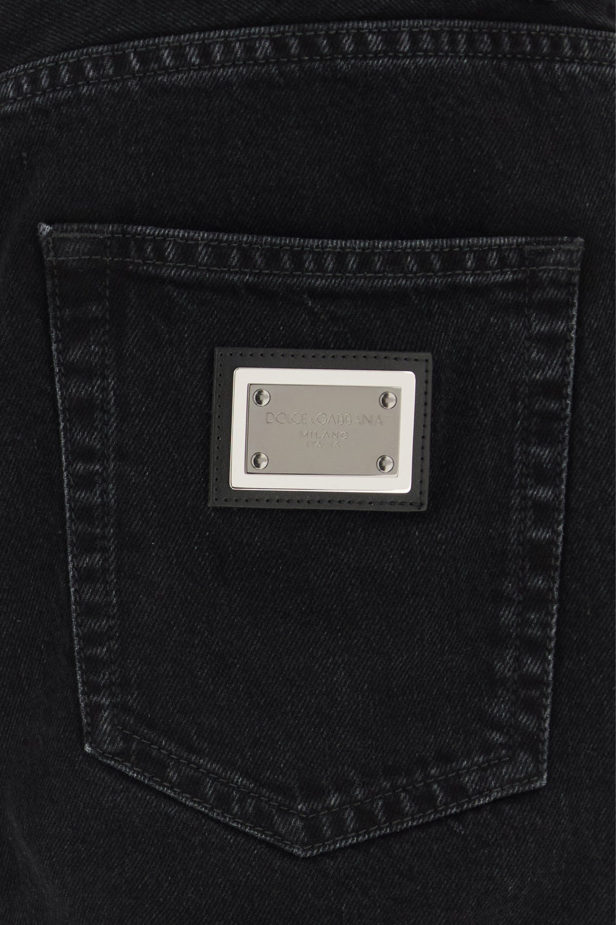 Black denim jeans - 3