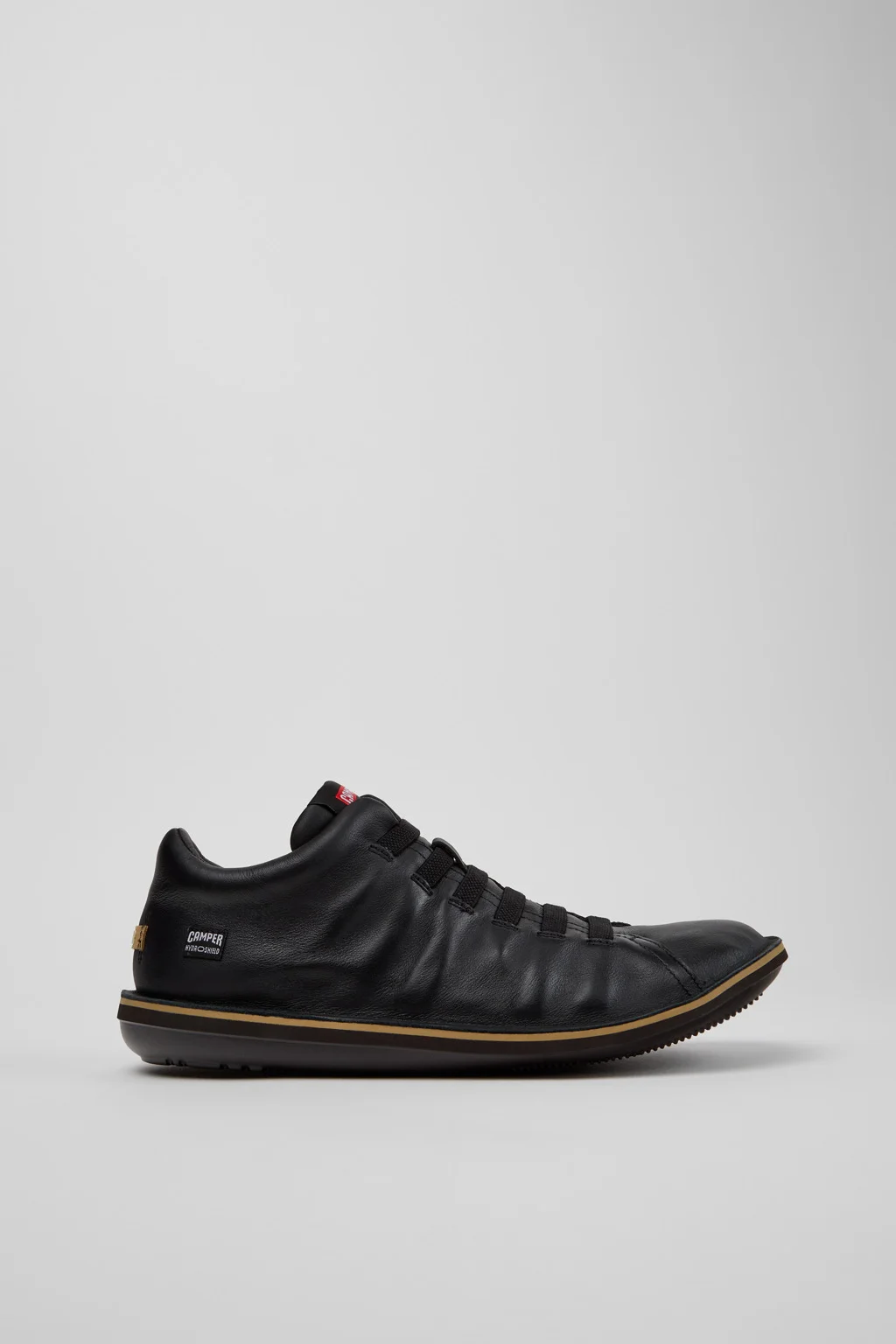 Beetle Black Leather Ankle Boots for Men. - 1