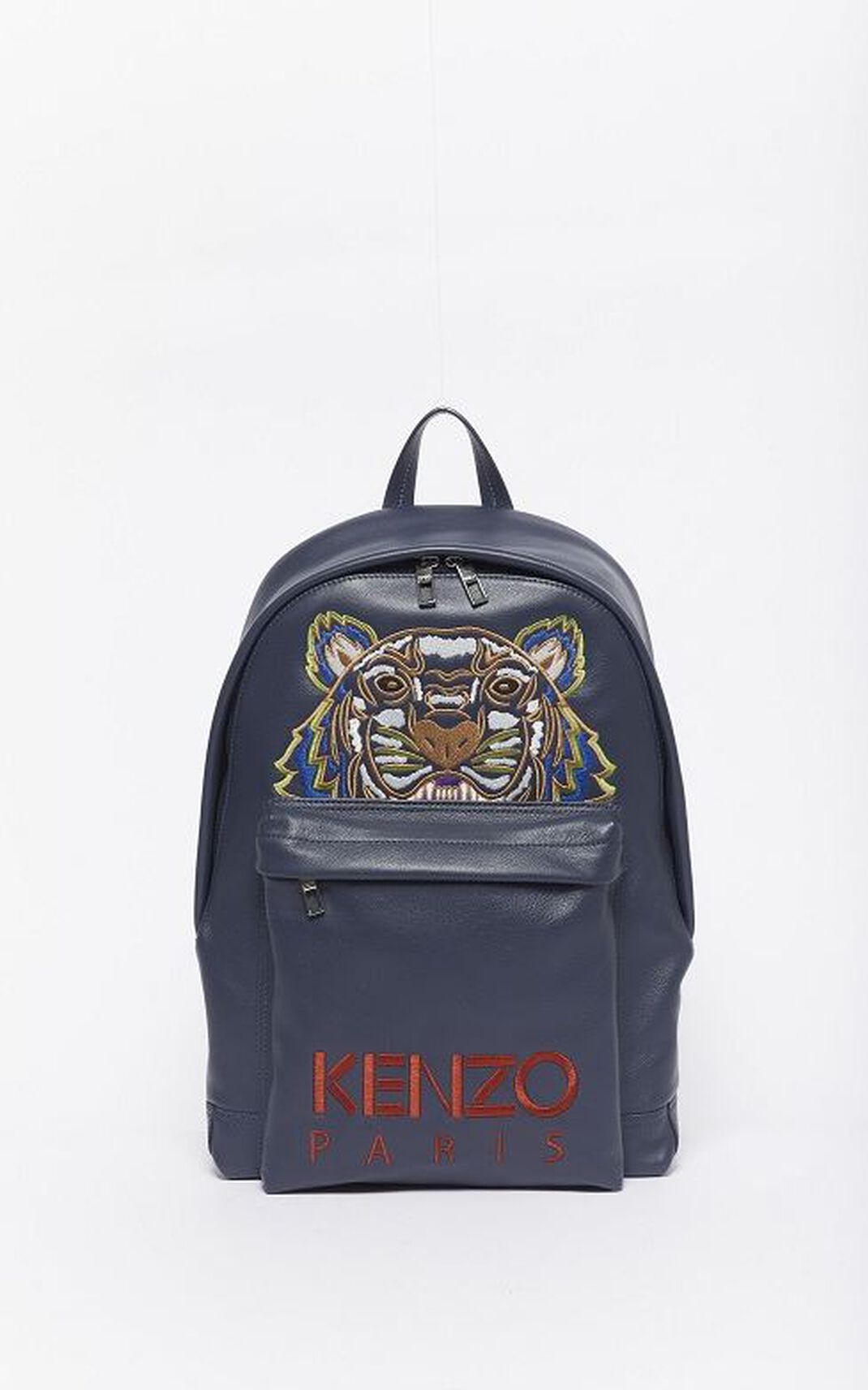 Tiger leather backpack - 1