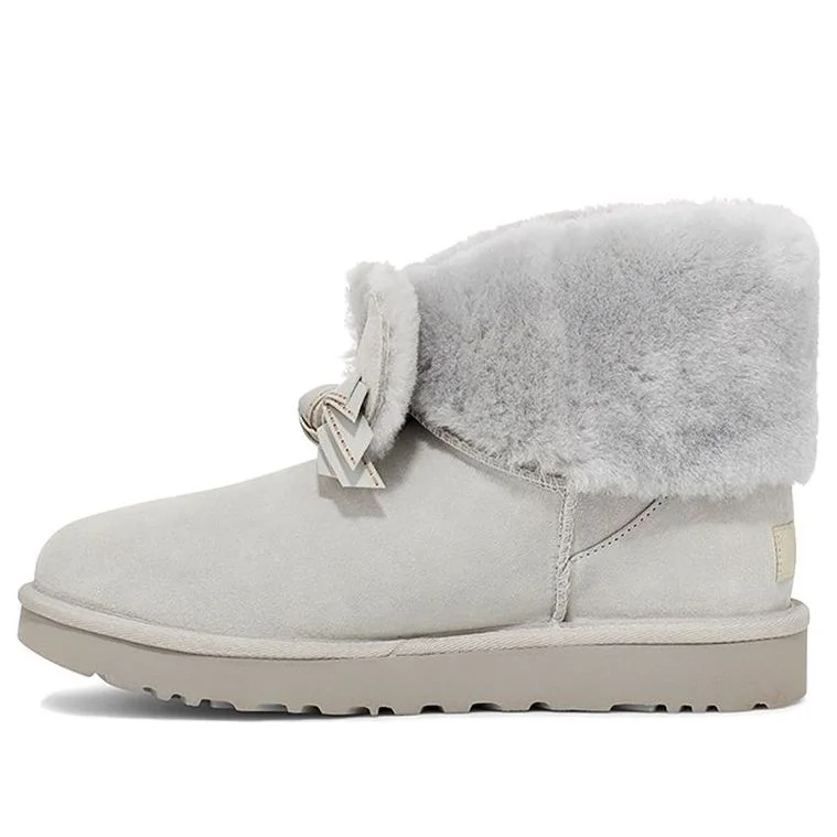 (WMNS) UGG Classic Mini II CNY(Chinese New Year) Snow boots Grey 1109735-GRV - 1