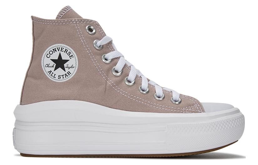 (WMNS) Converse Chuck Taylor All Star Move High 'Stone Mauve' A01369C - 2
