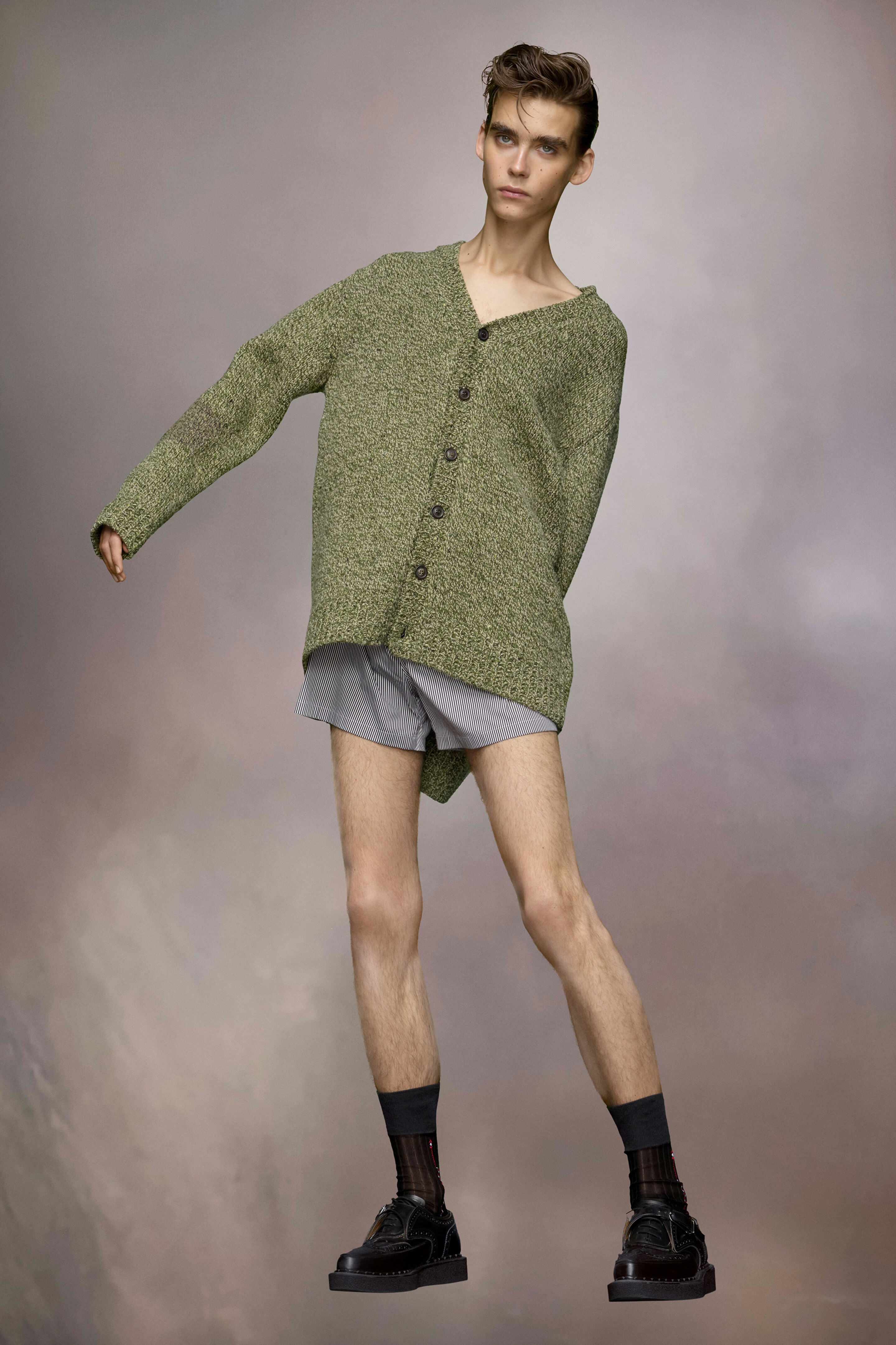 Mended cardigan - 3