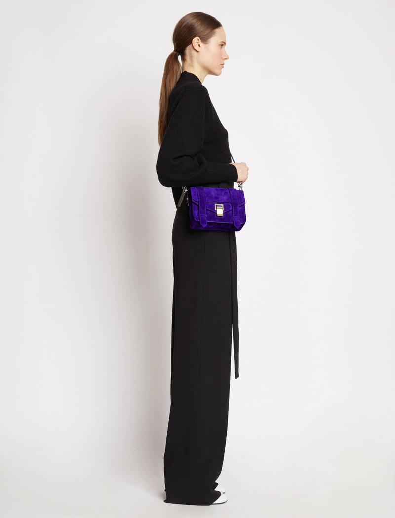 Proenza Schouler Suede PS1 Mini Crossbody Bag outlook