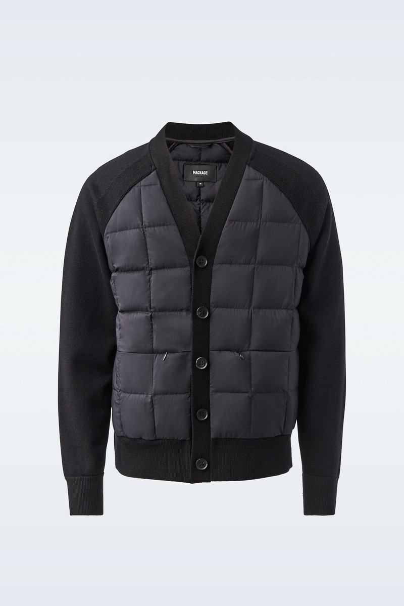 GILFORD hybrid lightweight down cardigan 1