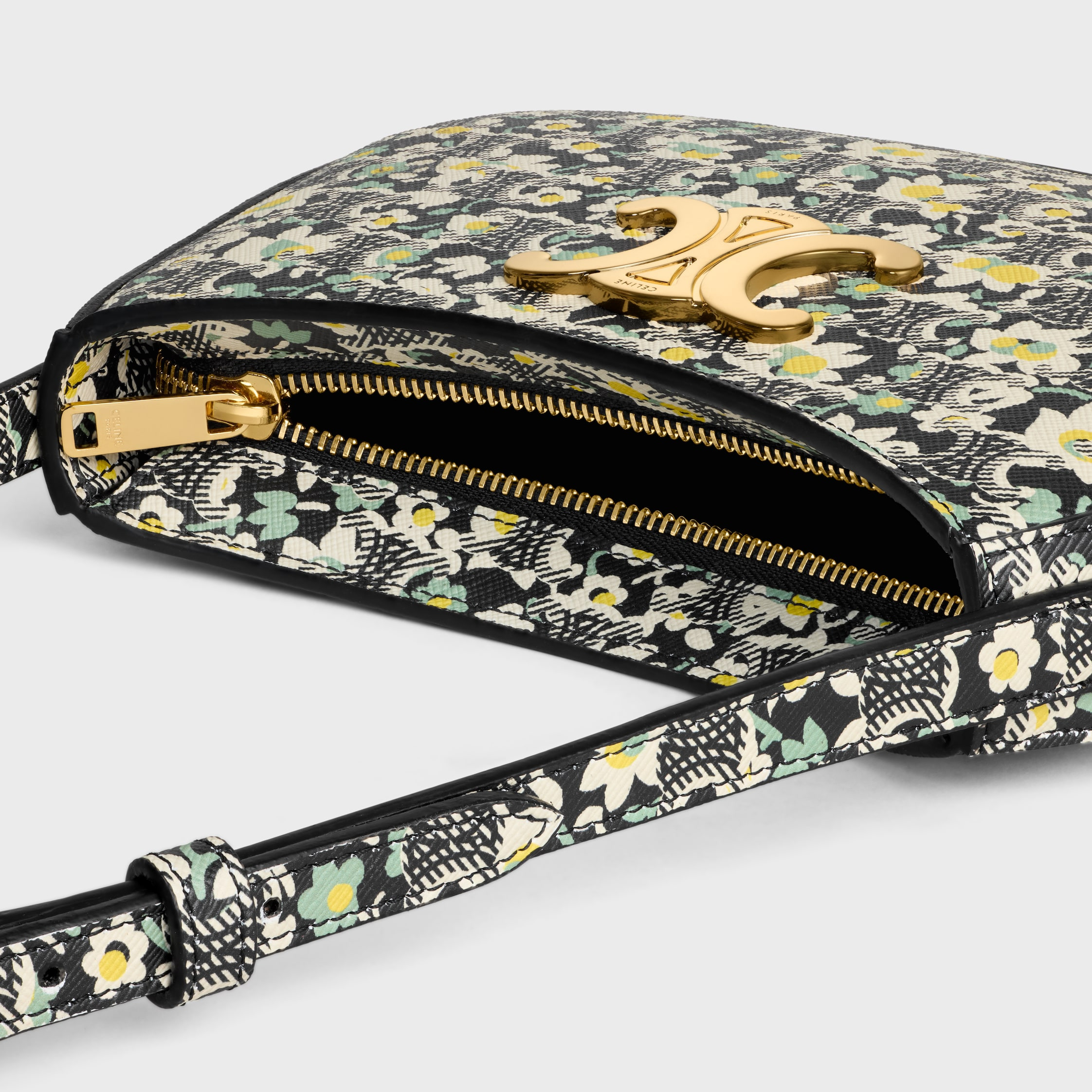 MEDIUM TILLY BAG IN TRIOMPHE CANVAS WITH FLOWER PRINT - 4