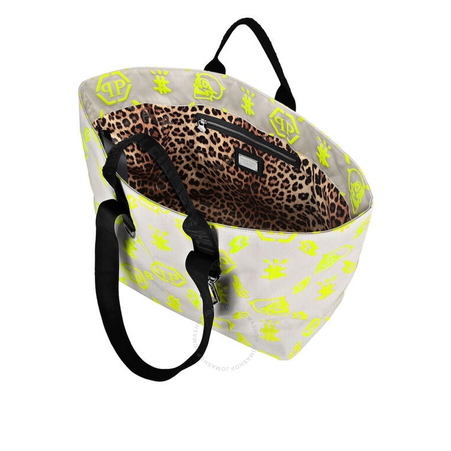Philipp Plein Monogram Print Nylon Tote Bag - 4