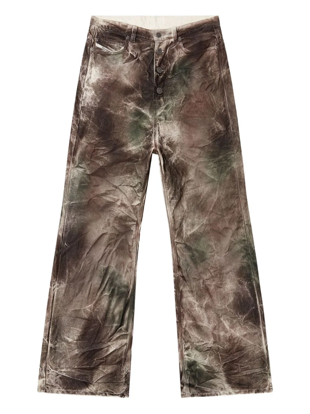 x Thug Club high-waisted straight-leg trousers - 1