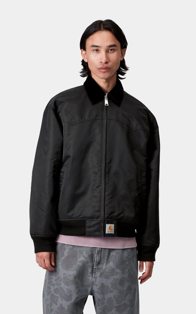 SANTA FE ALUMNI JACKET BLACK/SCARLET - 4