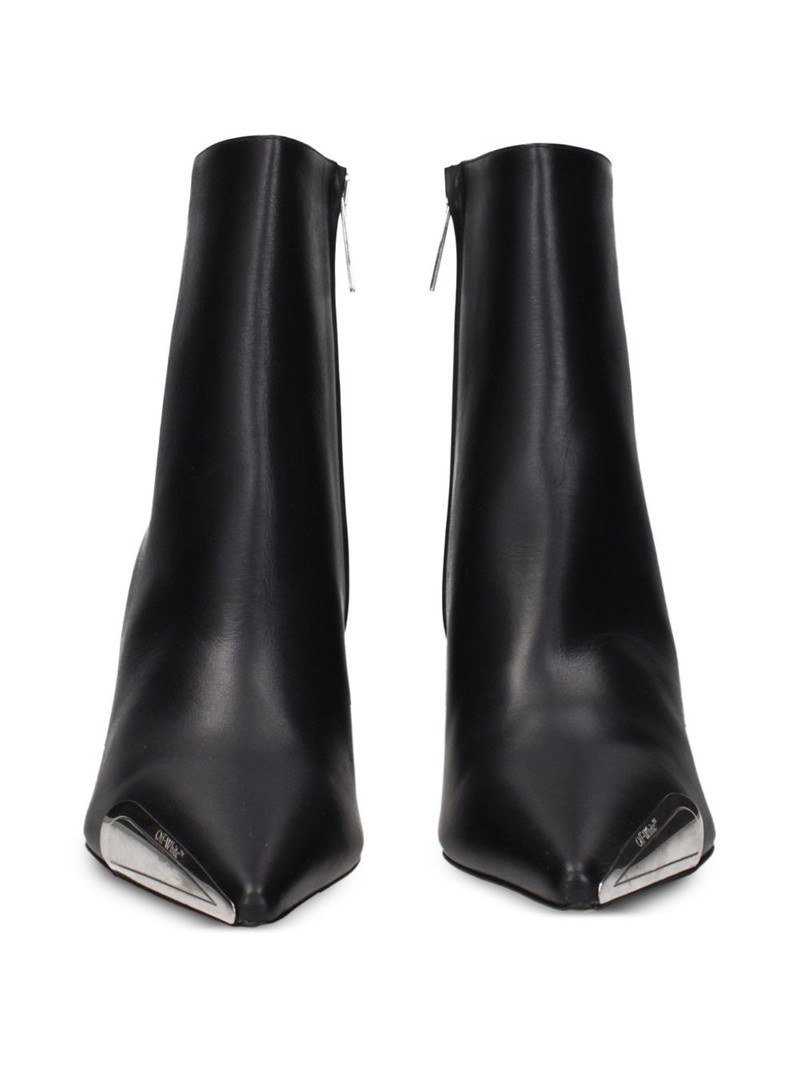 metal-cap stiletto ankle boots 4