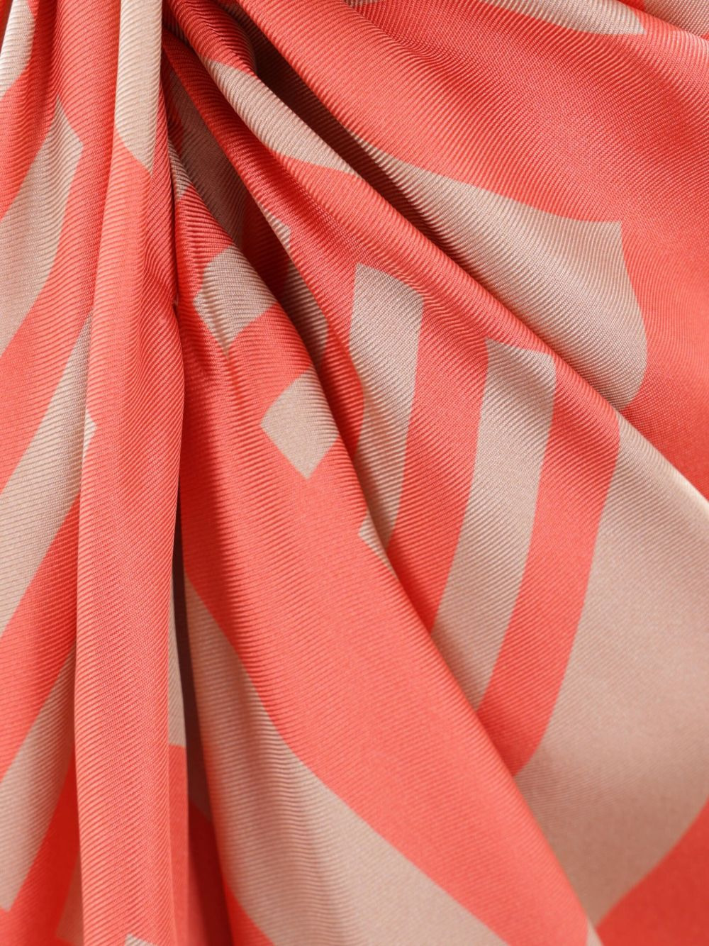 Labyrinth knotted full silk skirt - 3