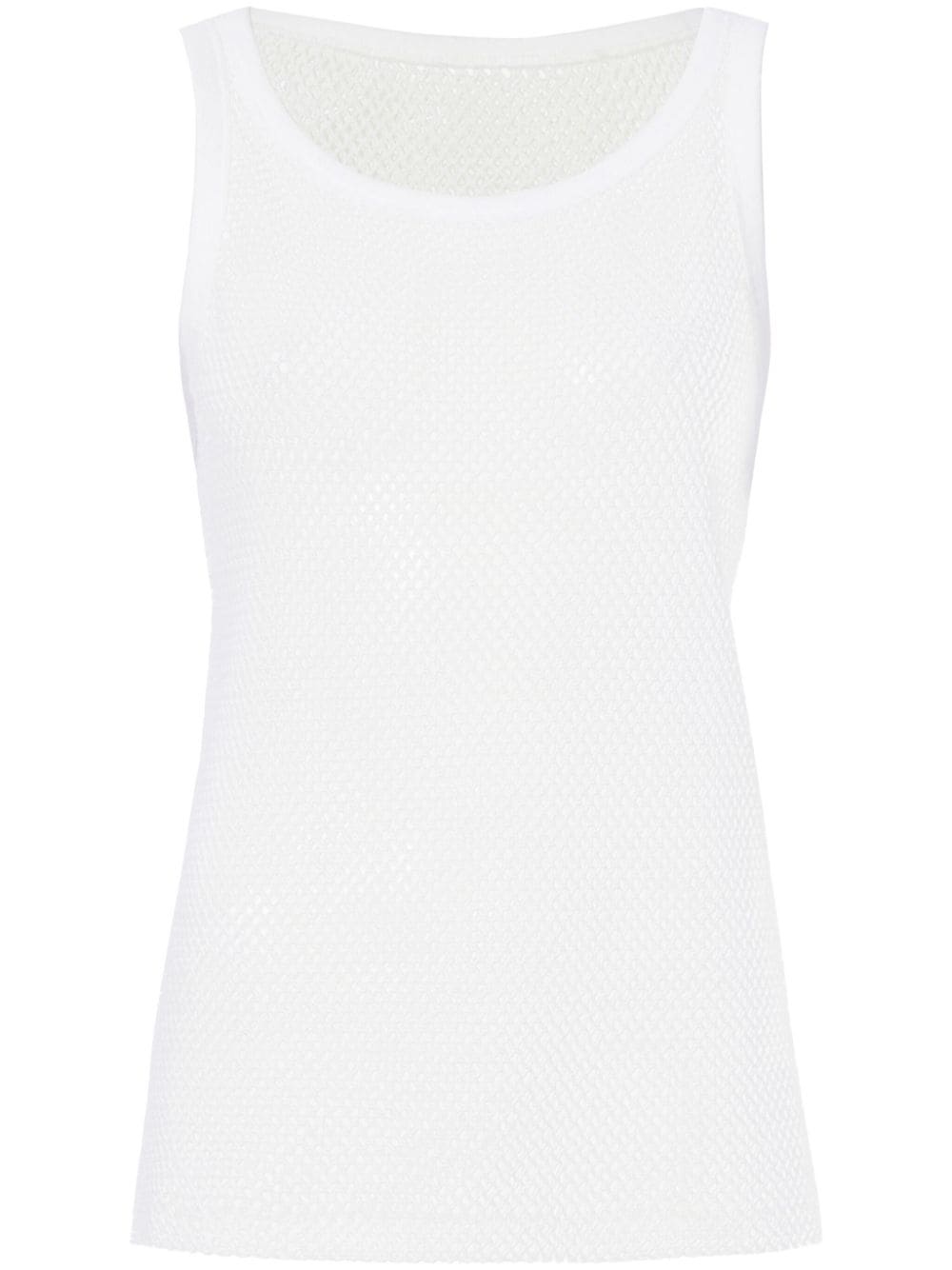 Kiki perforated cotton tank top - 1