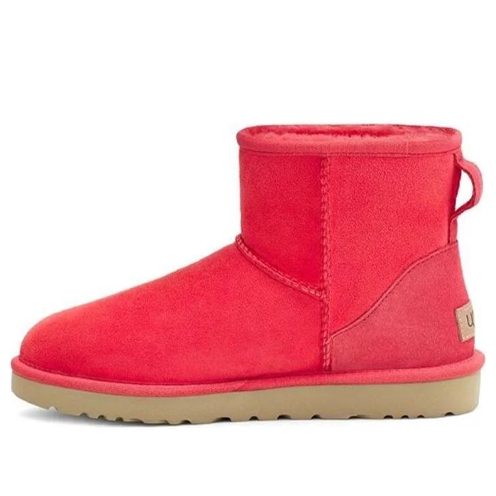 (WMNS) UGG Classic Mini II 'Red' 1016222-HSPK - 1