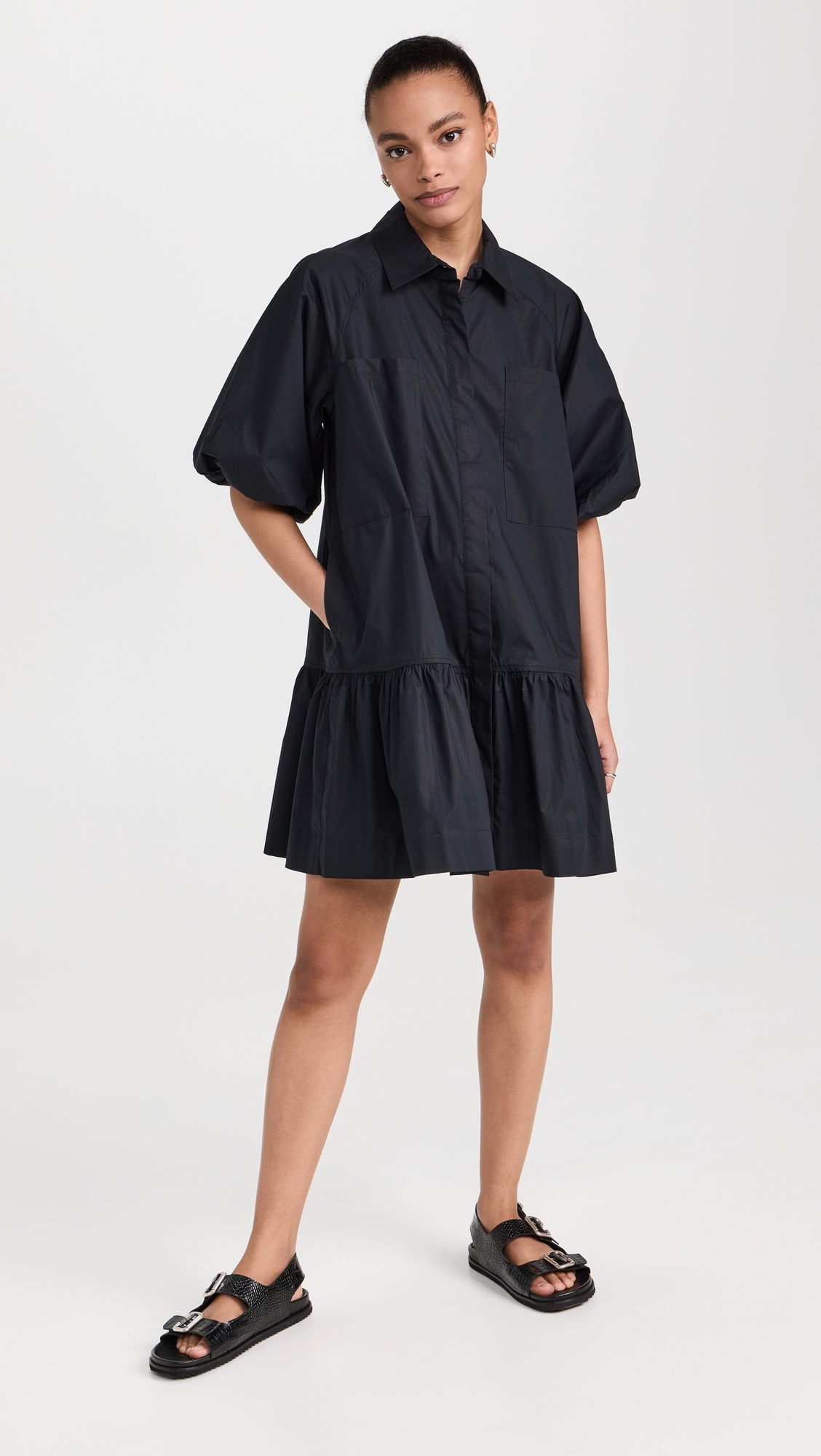 Crissy Cotton Poplin Dress - 4