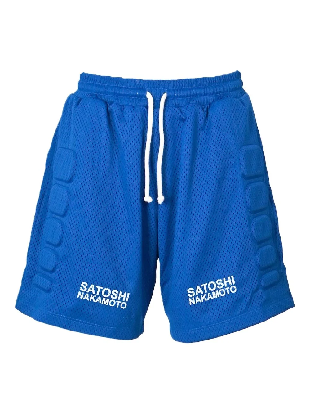 mesh moto shorts - 1