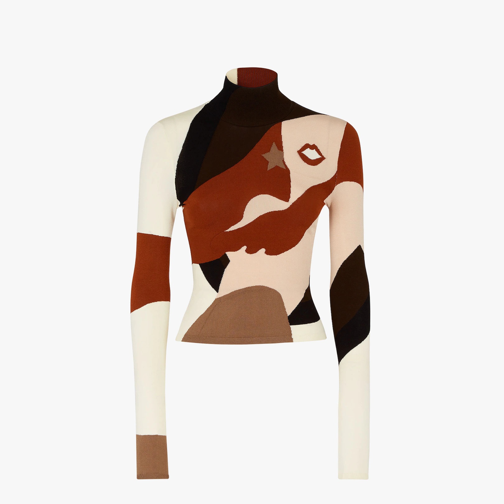 Multicolor viscose jumper - 1
