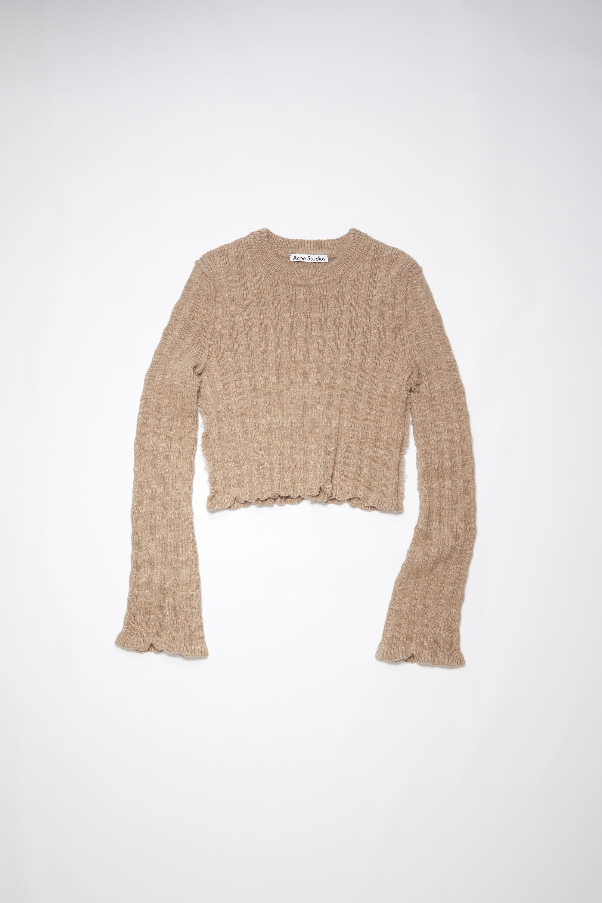 Wool blend jumper - Toffee brown - 6