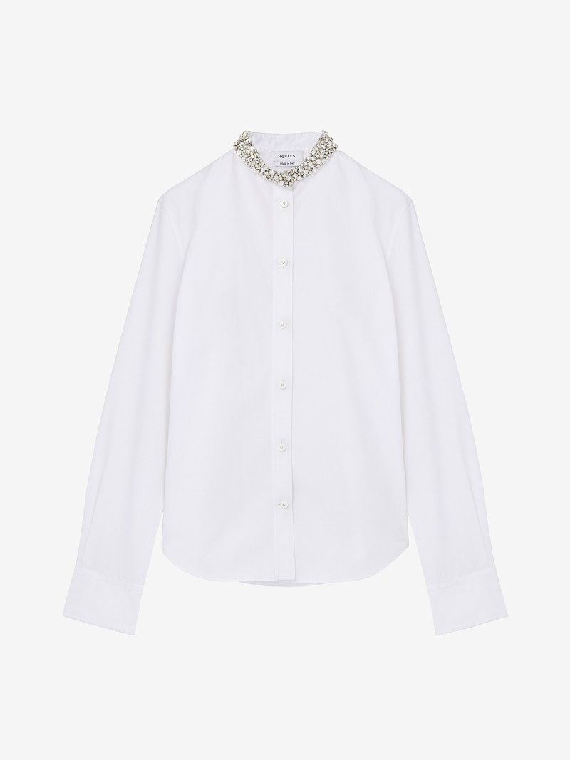 Crystal Embroidery Shirt 1