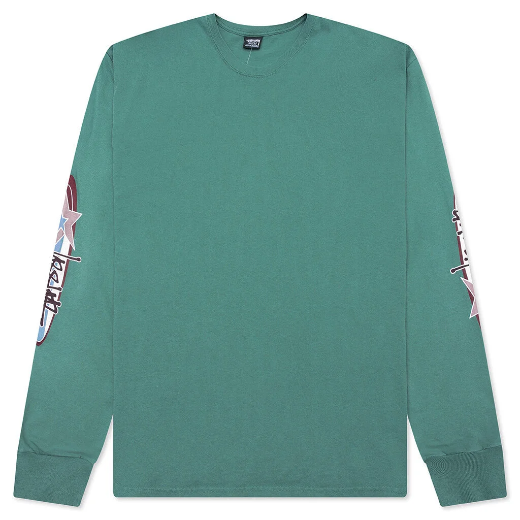 TWO STAR PIGMENT DYED L/S TEE - PINE - 1