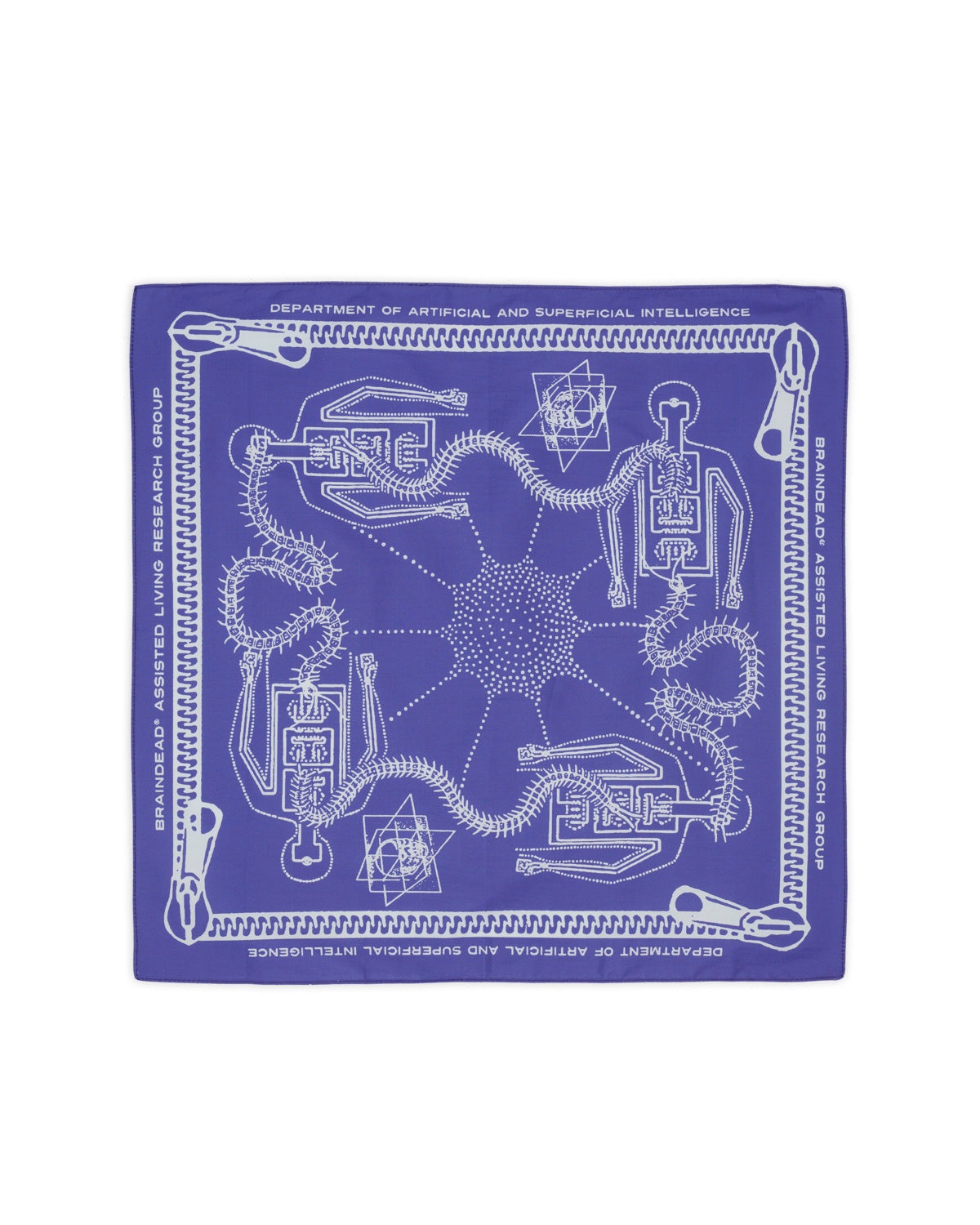 Zipper Bandana - Purple - 1