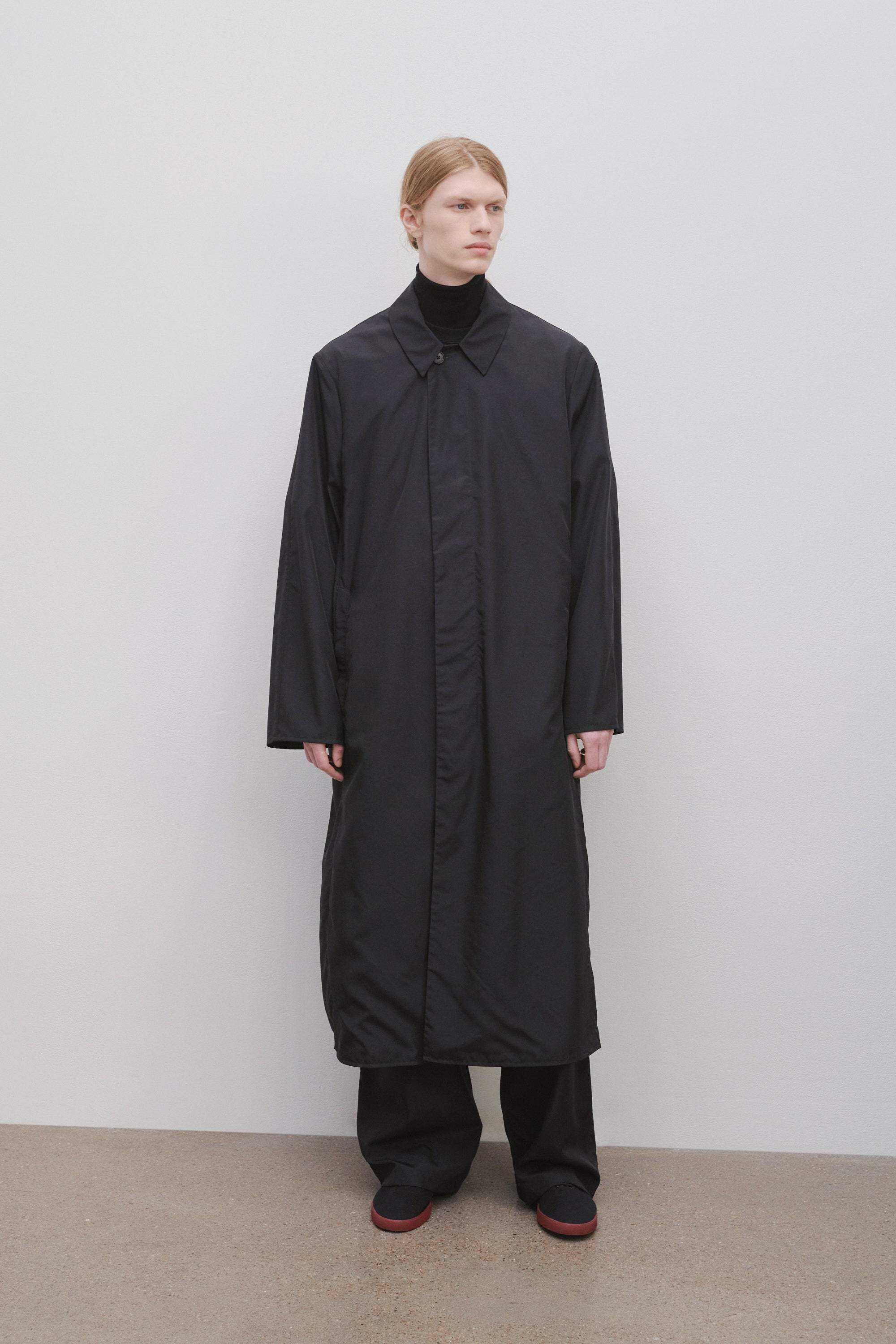 Erwin Coat in Silk and Nylon - 3