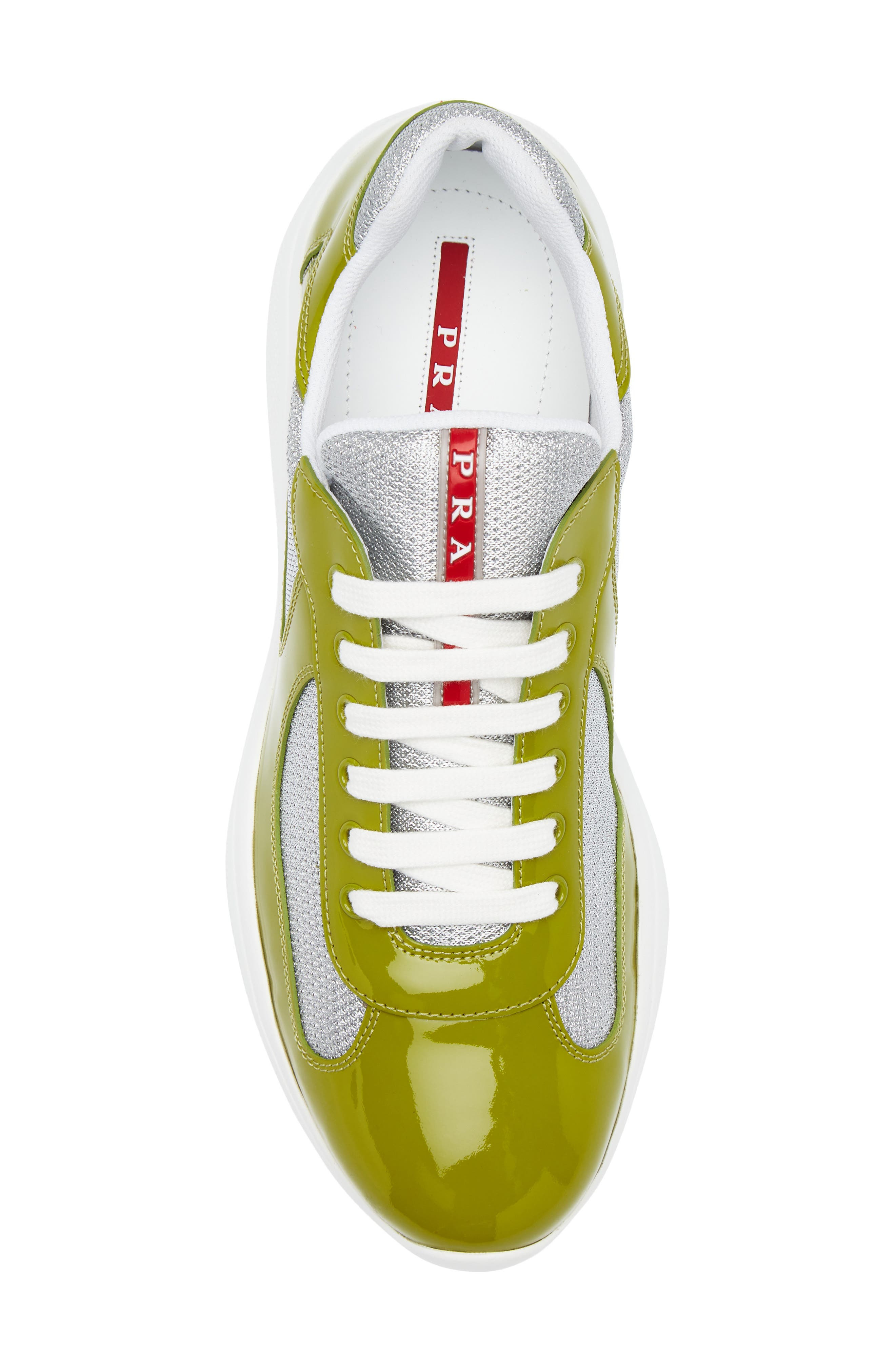 Prada America's Cup Sneaker in Prato/Argento at Nordstrom - 5