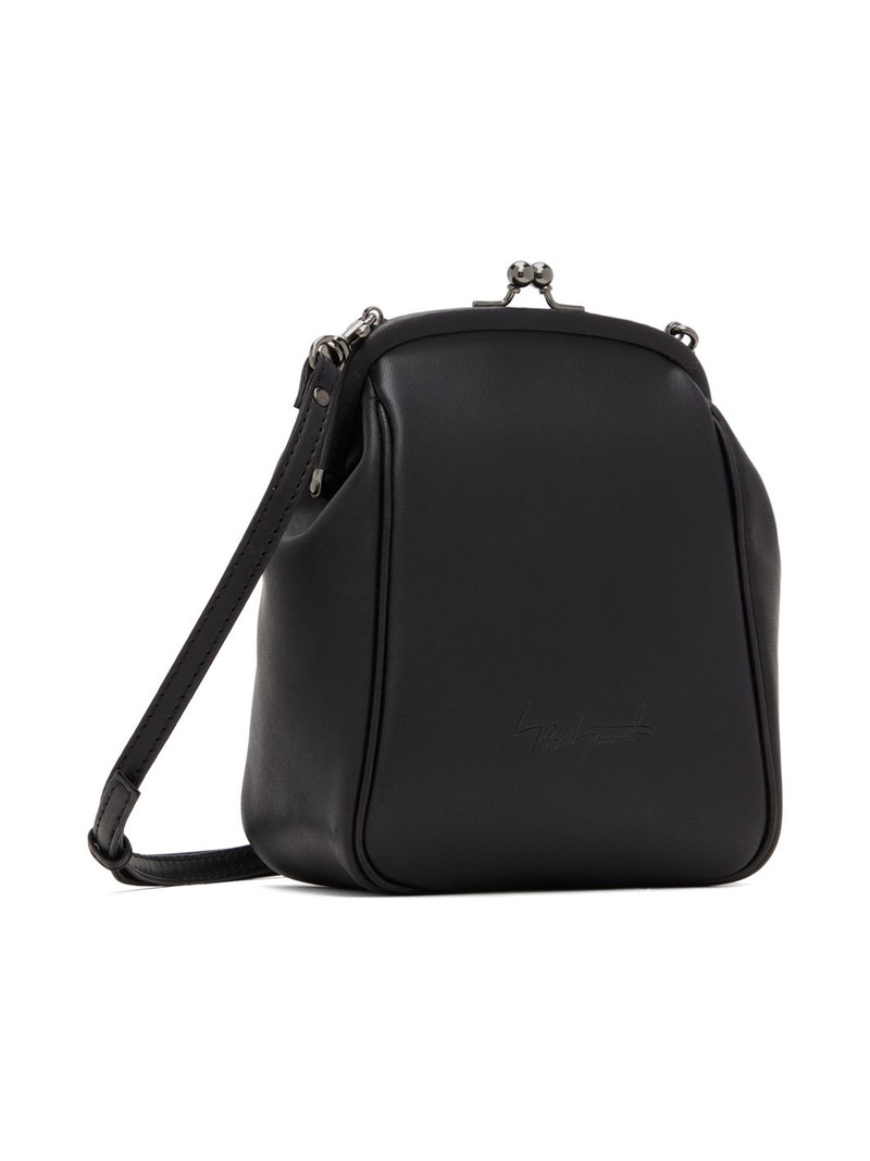 Yohji Yamamoto Black Discord Clasp Bag outlook
