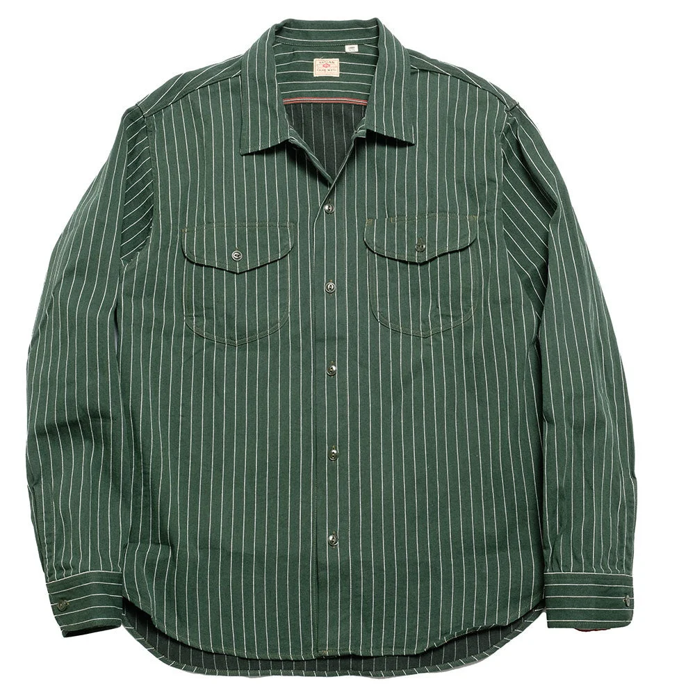 COKE STRIPE L/S WORK SHIRT - SC28652 - 1