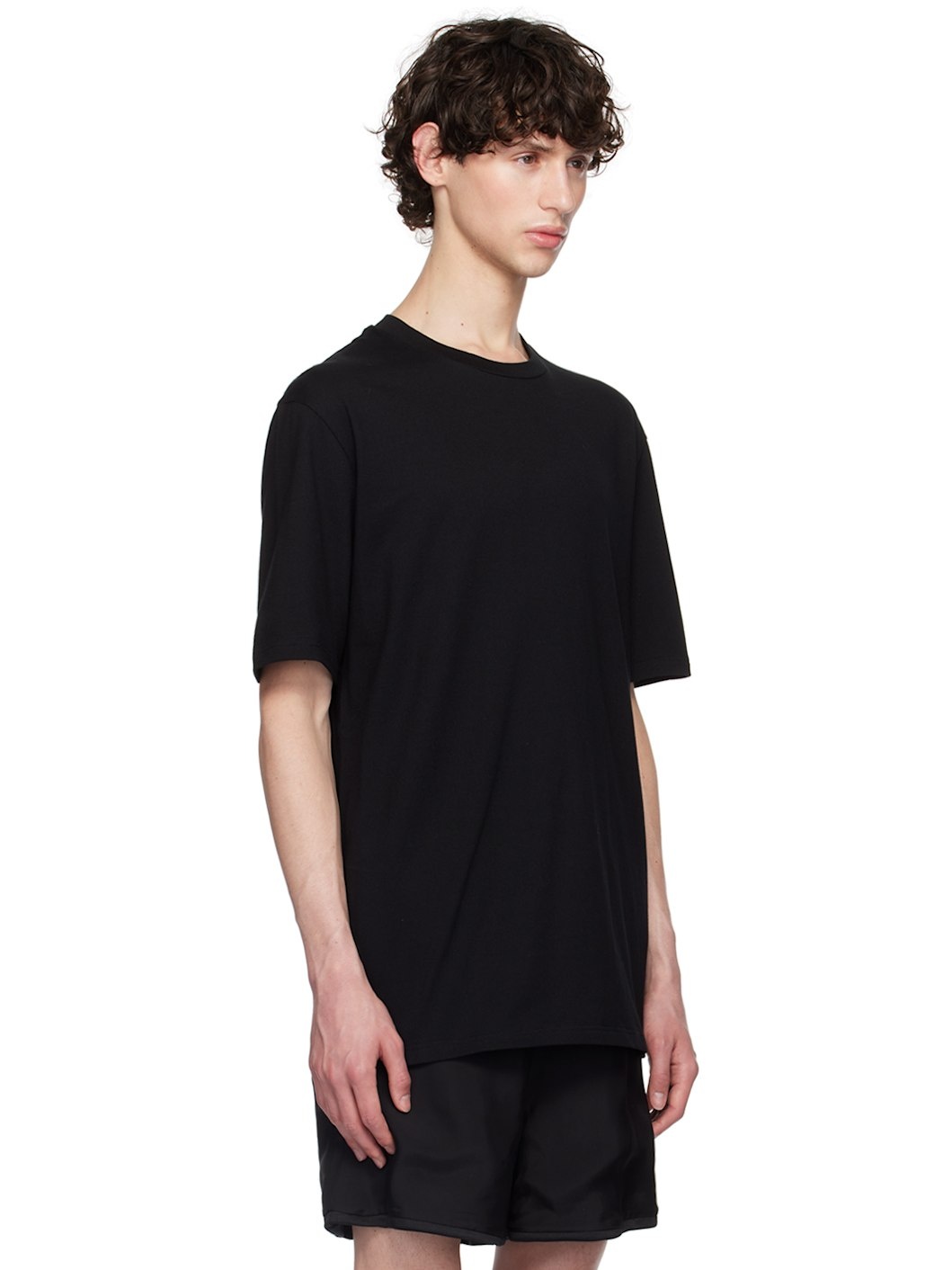 Black Crewneck T-Shirt - 2