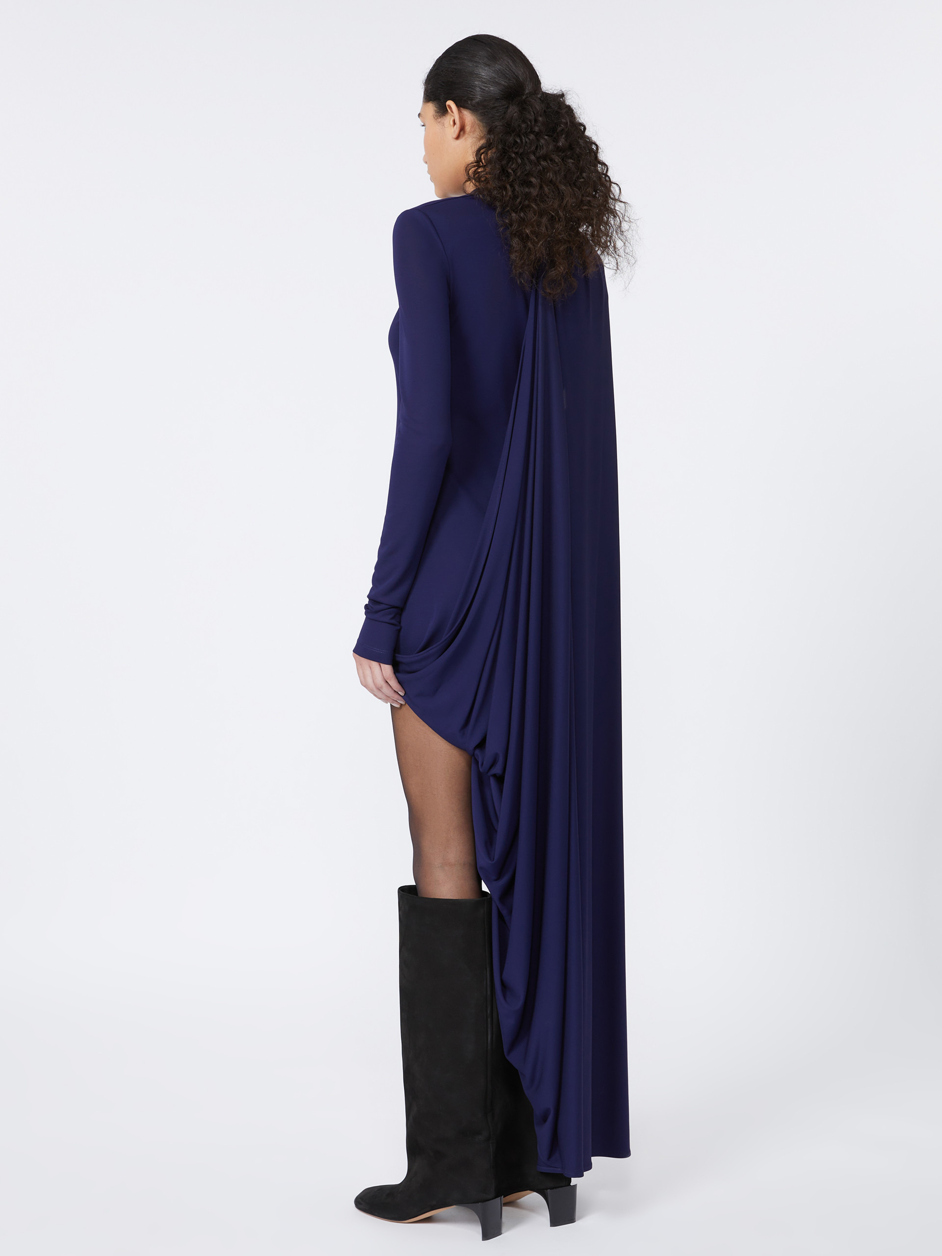 ARIETE1234 Asymmetrical draped dress - RUNWAY - 4