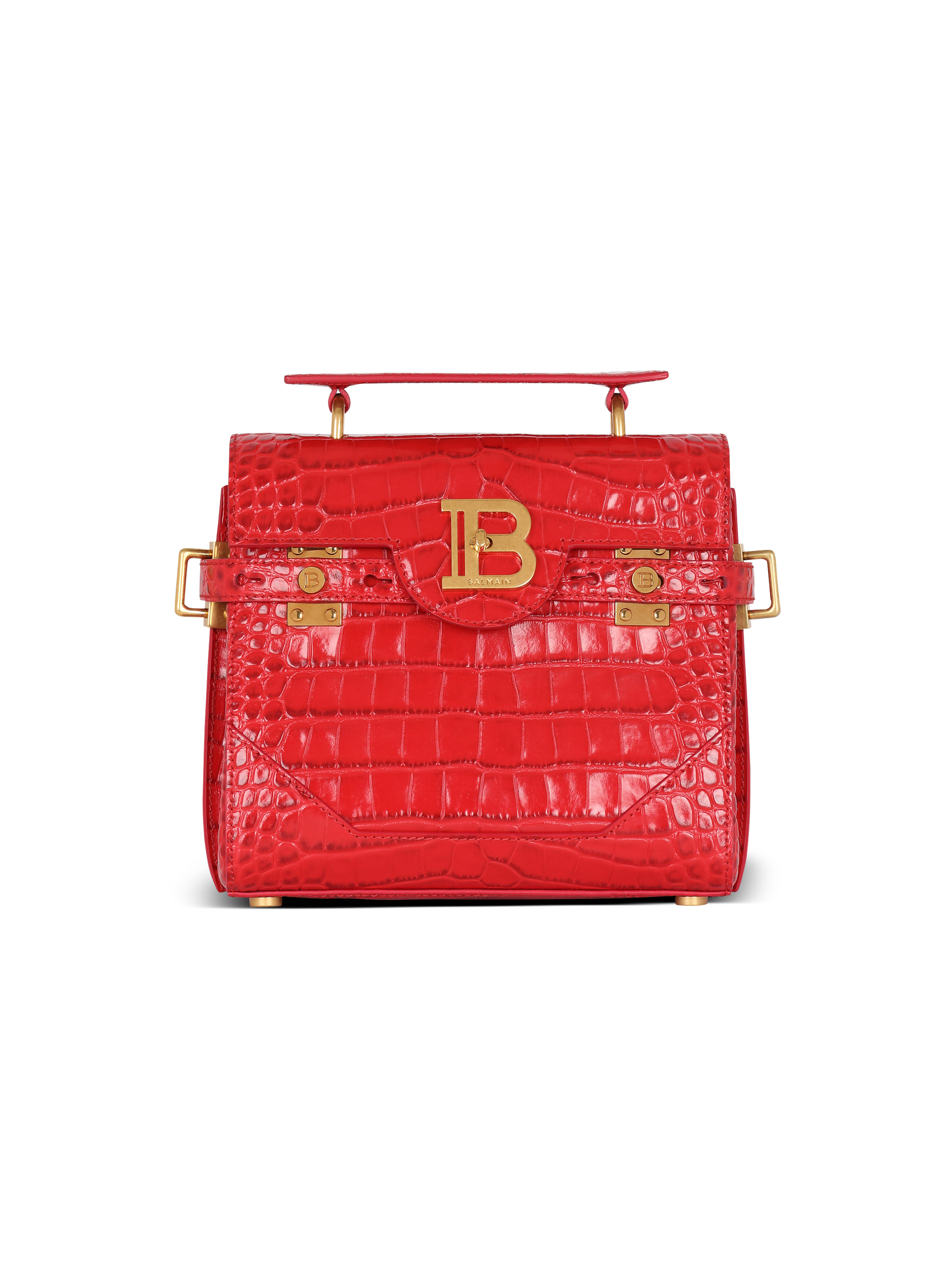 B-Buzz 23 bag in crocodile-print leather - 1