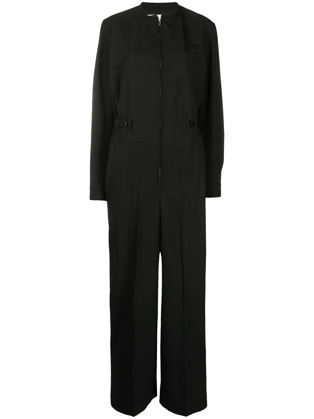 front zip-fastening jumpsuit - 1