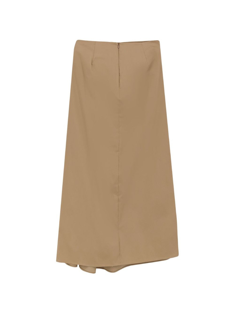 Max Mara draped flared asymmetric skirt outlook