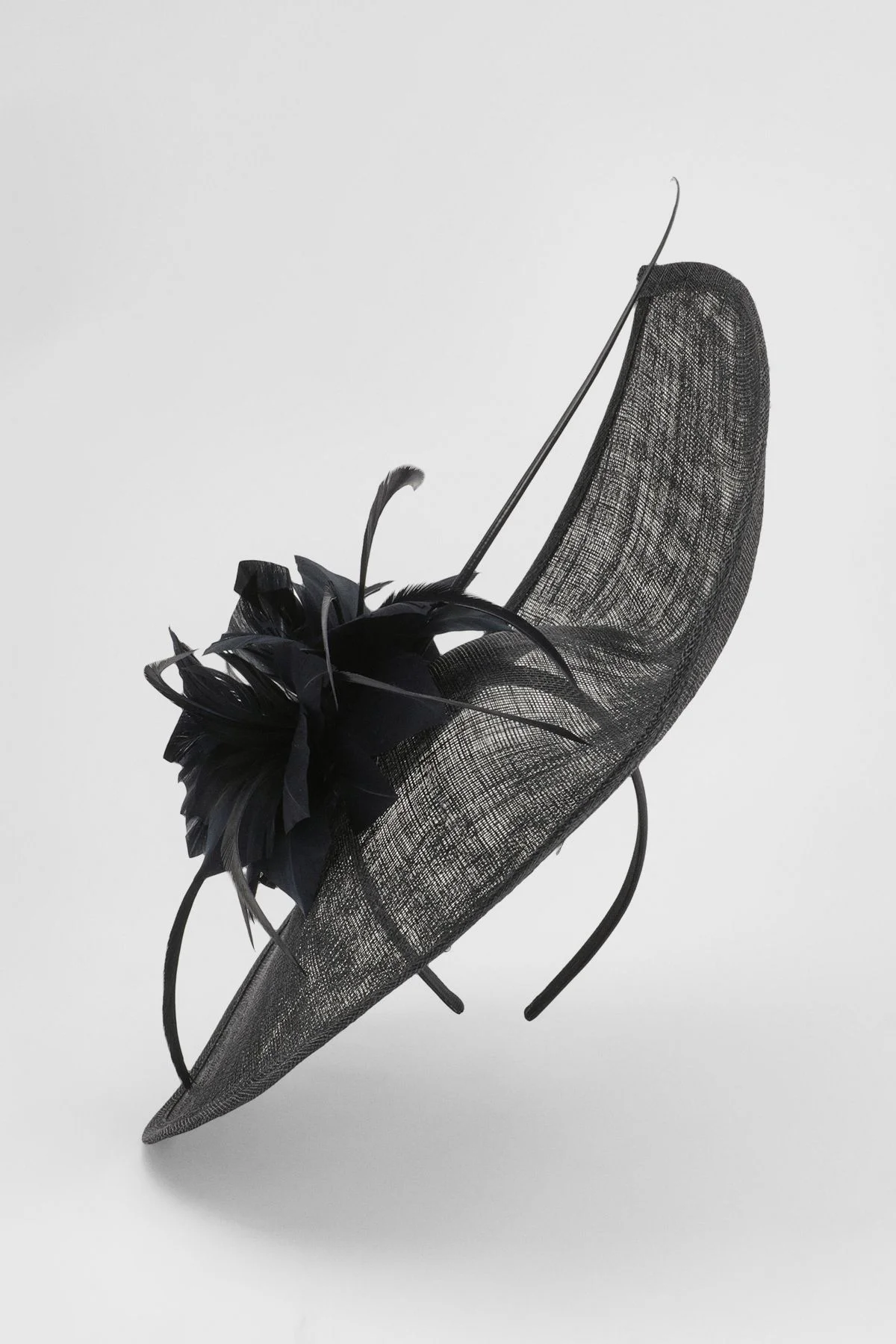Feather & Quill Disc Fascinator - 1