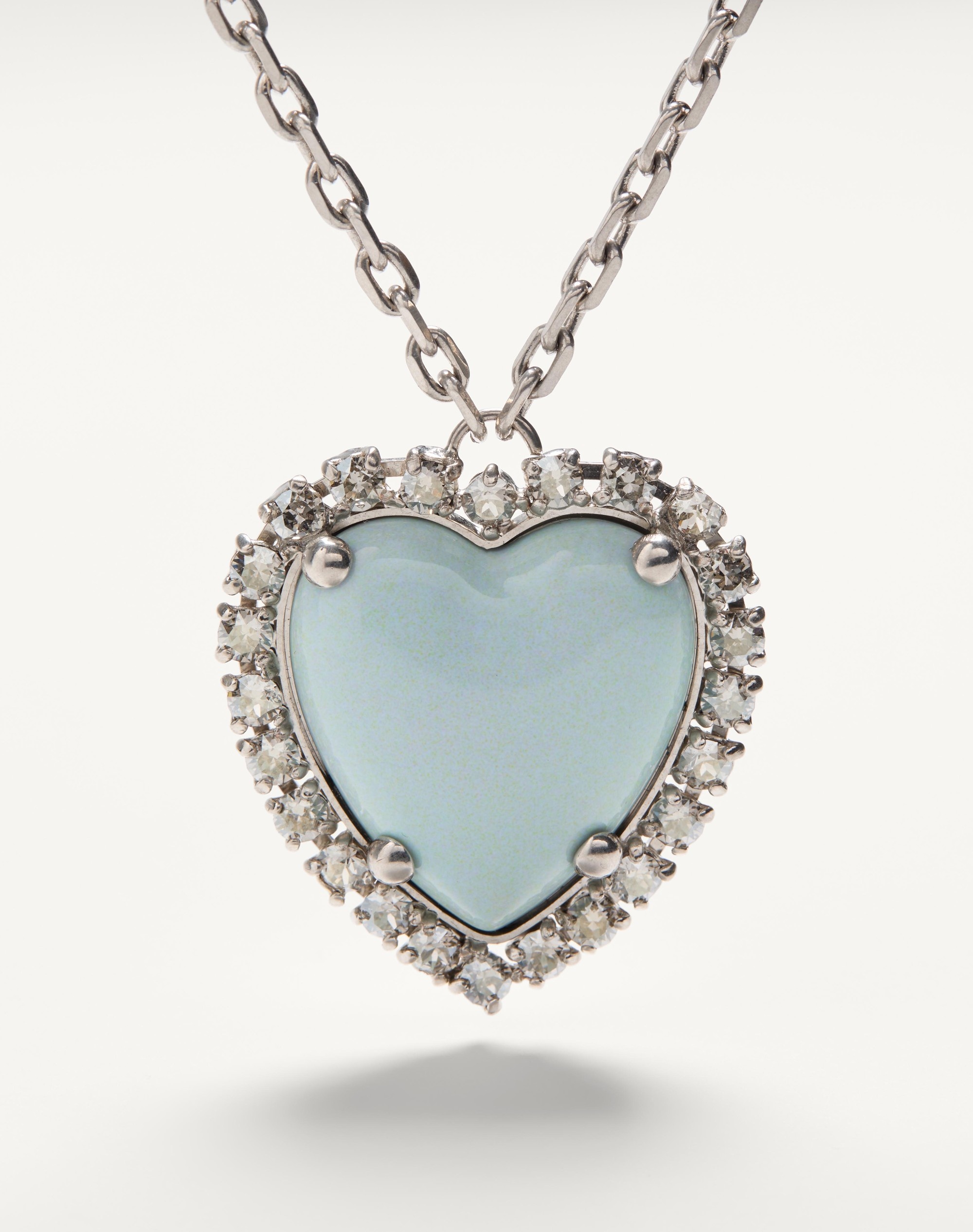 COEUR HYPERBOLE NECKLACE IN METAL, RESIN AND SWAROVSKI® CRYSTALS - 3